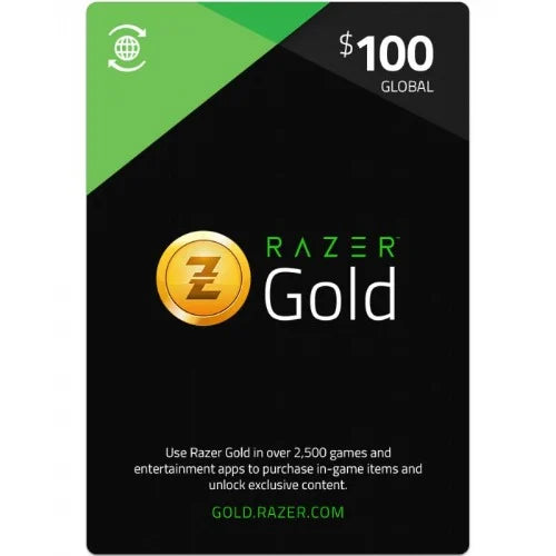 Razer Gold - $100 Gift Card
